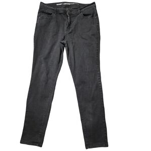 Old Navy WOW Mid-Rise Super Skinny Jeans Women’s 12 Black‎ Jack Stretch